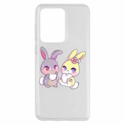 Чехол для Samsung S20 Ultra Rabbits In Love - PrintSalon