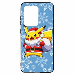 Чохол для Samsung S20 Ultra Santa Claus Pikachu - PrintSalon