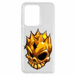 Чехол для Samsung S20 Ultra Standoff - Gold Skull - PrintSalon