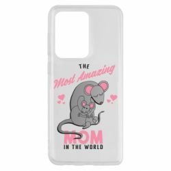 Чехол для Samsung S20 Ultra The Most amazing mom in the world - PrintSalon