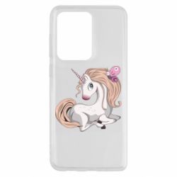 Чехол для Samsung S20 Ultra Unicorn with bow tie - PrintSalon