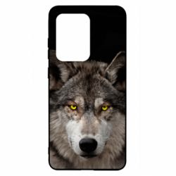 Чохол для Samsung S20 Ultra Wolf with yellow eyes - PrintSalon
