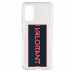 Чехол для Samsung S20 Valorant text - PrintSalon