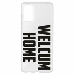 Чехол для Samsung S20+ Welcum Home - PrintSalon