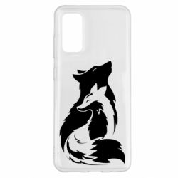 Чехол для Samsung S20 Wolf And Fox - PrintSalon