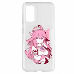 Чехол для Samsung S20 Yae Miko portrait - PrintSalon