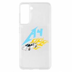 Чехол для Samsung S21 A4 Lamba And Fire - PrintSalon