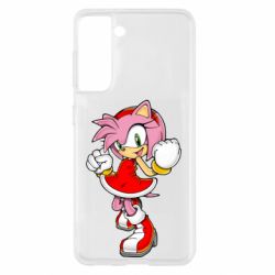 Чохол для Samsung S21 Amy Rose with smile - PrintSalon