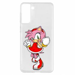 Чохол для Samsung S21+ Amy Rose with smile - PrintSalon