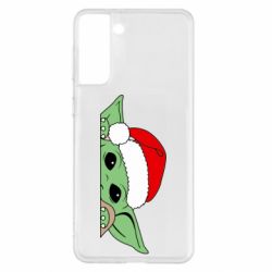 Чохол для Samsung S21+ Baby Yoda Santa - PrintSalon