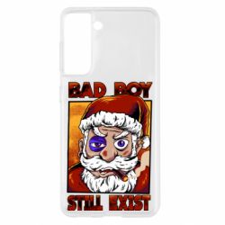 Чехол для Samsung S21 Bad Santa - PrintSalon