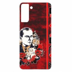 Чохол для Samsung S21+ Батько наш Бандера Мяу! - PrintSalon