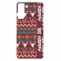 Чохол для Samsung S21+ Be Happy - Deers Pattern - PrintSalon