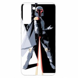 Чохол для Samsung S21+ Boba Fett art - PrintSalon