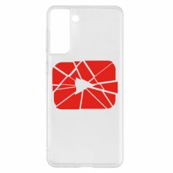 Чехол для Samsung S21+ Broken - PrintSalon