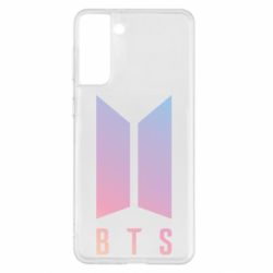 Чехол для Samsung S21+ BTS gradient logo - PrintSalon