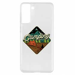 Чехол для Samsung S21+ Camping and forest - PrintSalon