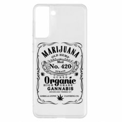 Чохол для Samsung S21+ Cannabis label - PrintSalon