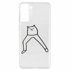 Чехол для Samsung S21+ Cat in pants - PrintSalon