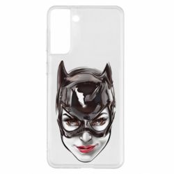 Чохол для Samsung S21+ Catwoman art - PrintSalon