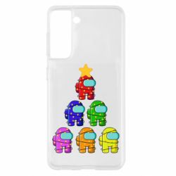 Чохол для Samsung S21 Christmas Tree Among Us - PrintSalon