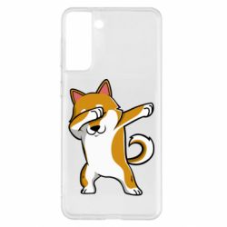 Чехол для Samsung S21+ Cool Hachiko - PrintSalon