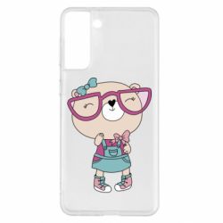 Чехол для Samsung S21+ Cute bear - PrintSalon