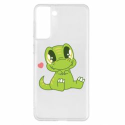 Чехол для Samsung S21+ Cute dinosaur - PrintSalon