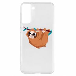 Чехол для Samsung S21+ Cute sloth - PrintSalon