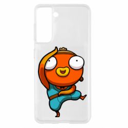 Чехол для Samsung S21 Dancing Fishstick - PrintSalon