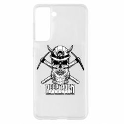 Чехол для Samsung S21 Deep Rock Galactic skull - PrintSalon