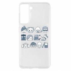 Чехол для Samsung S21 Doctor who icons - PrintSalon