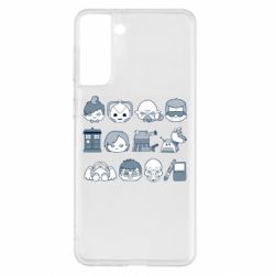 Чехол для Samsung S21+ Doctor who icons - PrintSalon
