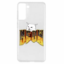 Чехол для Samsung S21+ Doom меов cat - PrintSalon
