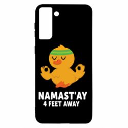 Чехол для Samsung S21+ Duck Namast'ay Away - PrintSalon