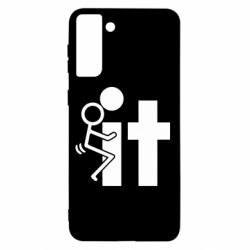 Чехол для Samsung S21+ F*ck with IT - PrintSalon