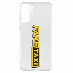 Чехол для Samsung S21+ Fake taxi logo 2 - PrintSalon
