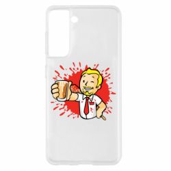 Чехол для Samsung S21 Fallout  boy blood - PrintSalon