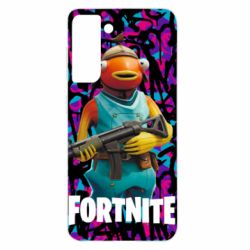 Чехол для Samsung S21 Fishstick With A Gun - PrintSalon