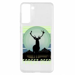 Чехол для Samsung S21+ Forest deer - PrintSalon