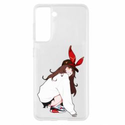 Чехол для Samsung S21 Genshin Impact Amber - PrintSalon