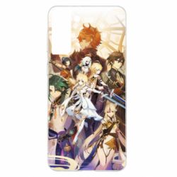 Чехол для Samsung S21+ Genshin Impact Characters - PrintSalon