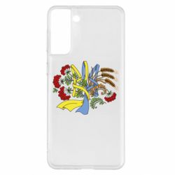 Чохол для Samsung S21+ Герб колоски і калина - PrintSalon