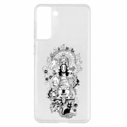 Чехол для Samsung S21+ Герои Хаяо Миядзаки - PrintSalon