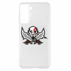 Чехол для Samsung S21 God of war Kratos vector - PrintSalon