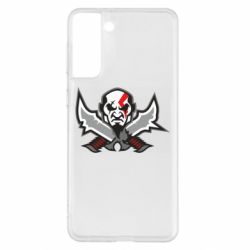 Чехол для Samsung S21+ God of war Kratos vector - PrintSalon