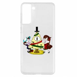 Чехол для Samsung S21+ Gravity falls: happy new year - PrintSalon