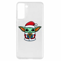 Чехол для Samsung S21+ Grogu Santa Claus - PrintSalon