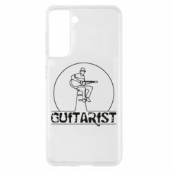 Чехол для Samsung S21 Guitar player. - PrintSalon