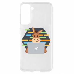 Чехол для Samsung S21 Horse hacker - PrintSalon